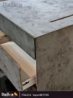 Арт Бетон (микроцемент) ITALICA SuperBETON (мебель)