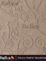 Декоративная штукатурка ITALICA MARMO TRAVERTINO 500 (трафарет)