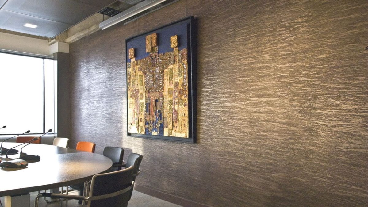 Применение фактурной штукатурки