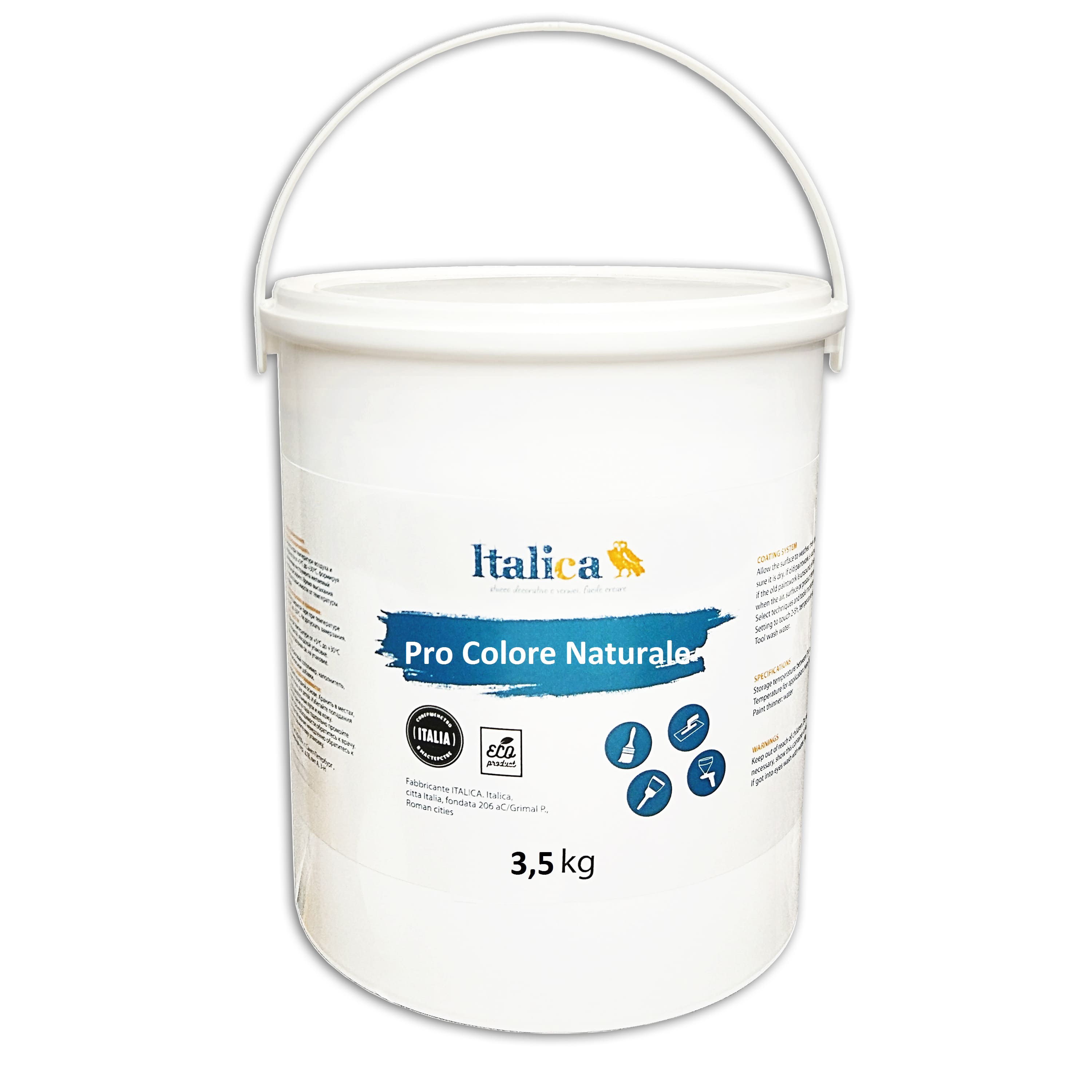 Pro Colore Naturale 3,5kg Шелковисто-матовая краска Шелковисто-матовая краска Pro colore naturale, 1кг