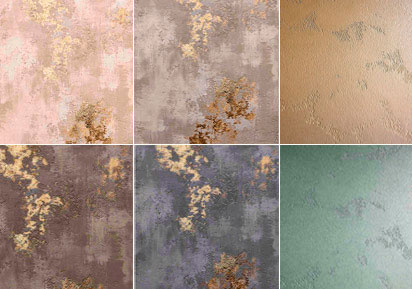 Палитра фактурной штукатурки микроцемент