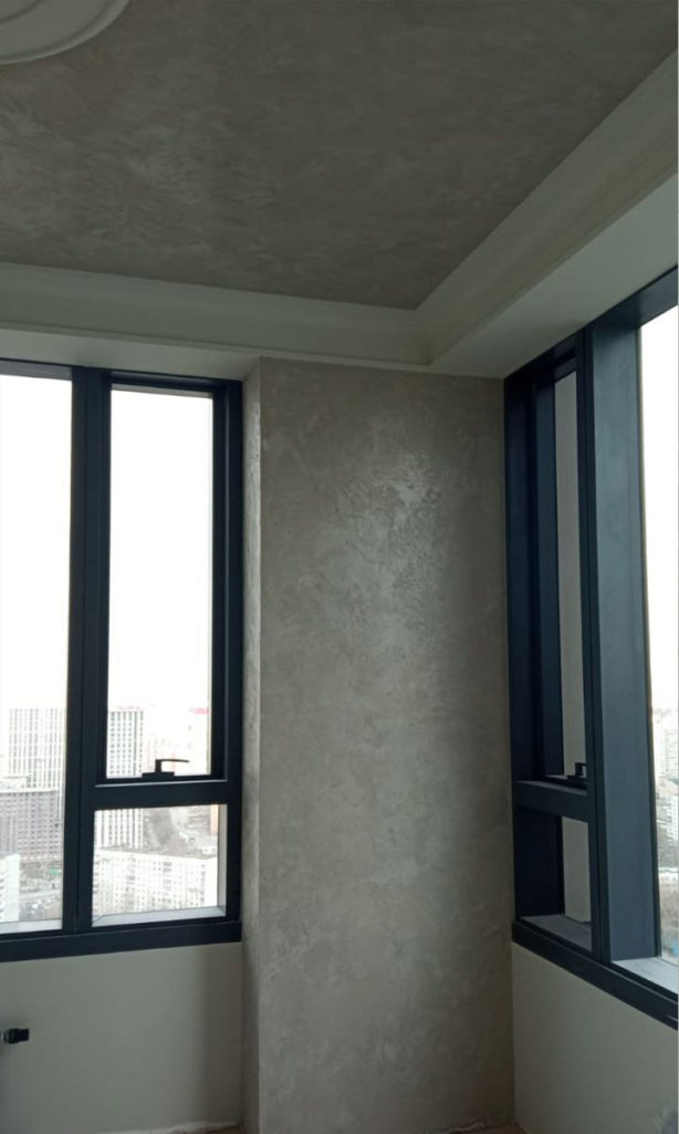 Intonaco Travertino КМ0 + Lacca Protettiva 7