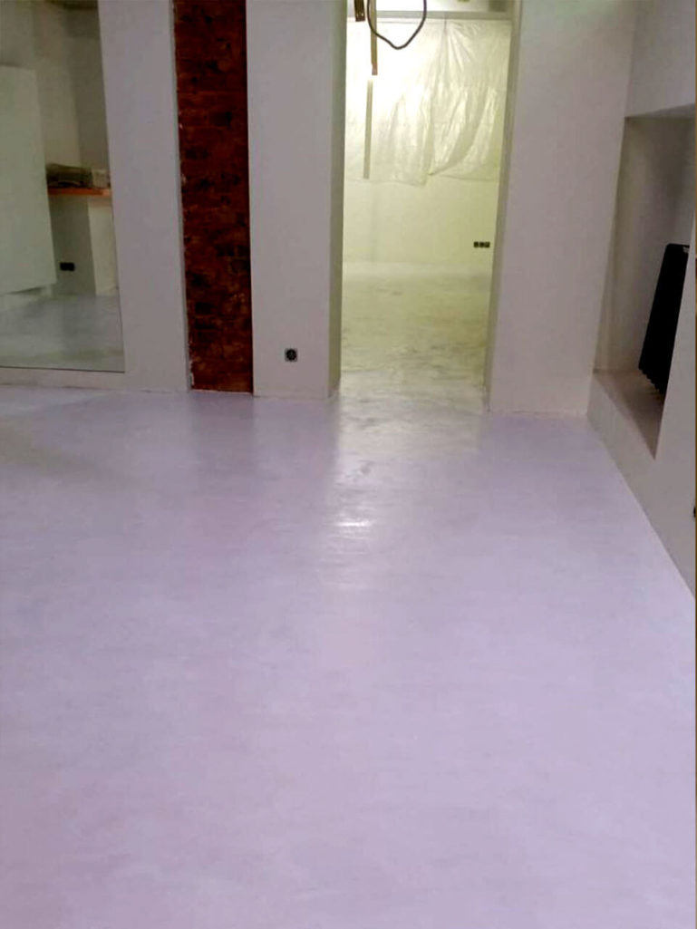 Italica Super Beton + Super Cemento + лак PU 2