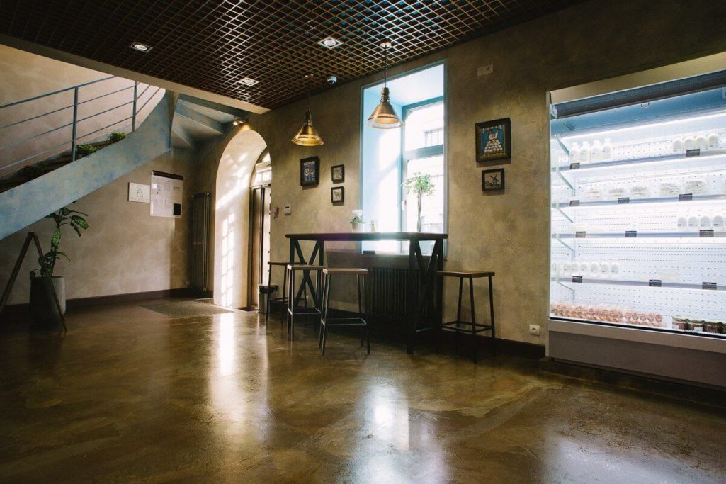 Объект ресторан в Санкт-Петербурге Italica Super Cemento + Lacca Estremo Super