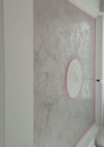 Фактурная штукатурка Intonaco Travertino КМ0 + Lacca Protettiva 7