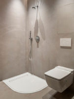 Микроцемент для санузла Italica Super Cemento с защитным лаком PU2