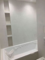 Микроцемент для санузла Italica Super Cemento с защитным лаком PU2