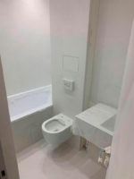 Микроцемент для санузла Italica Super Cemento с защитным лаком PU2