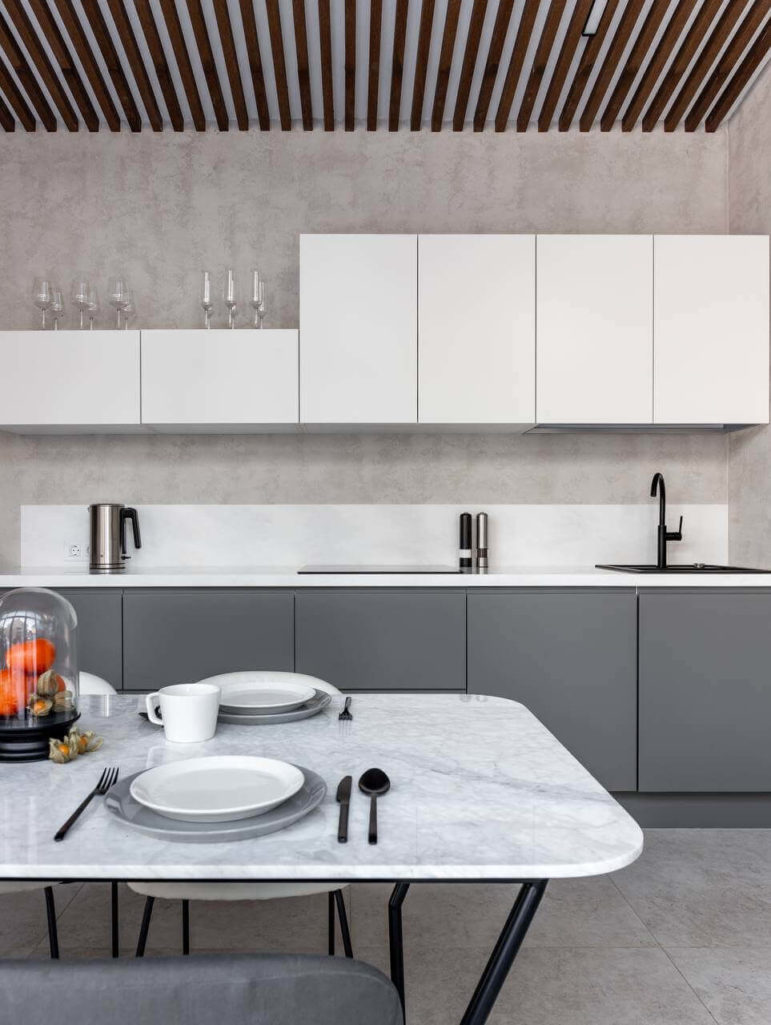 Матовая декоративная штукатурка Italica Gradient дизайнерский проект