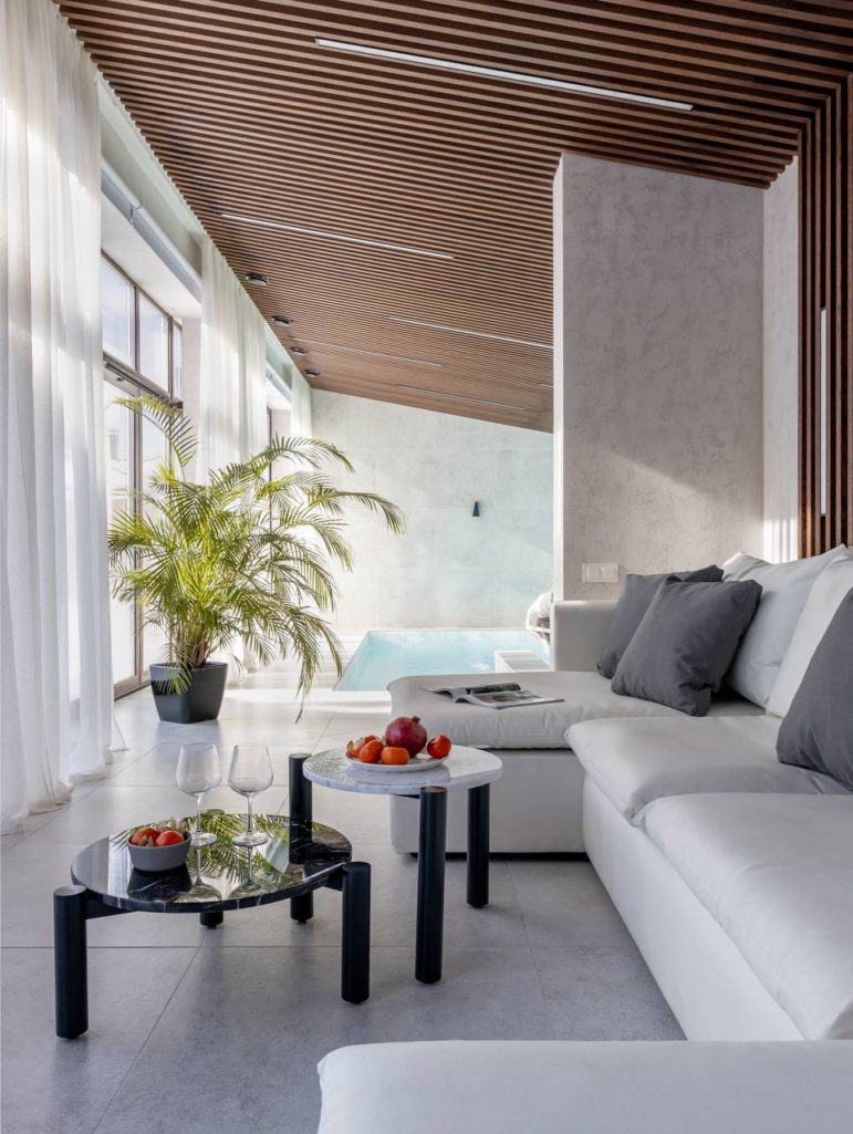 Матовая декоративная штукатурка Italica Gradient дизайнерский проект