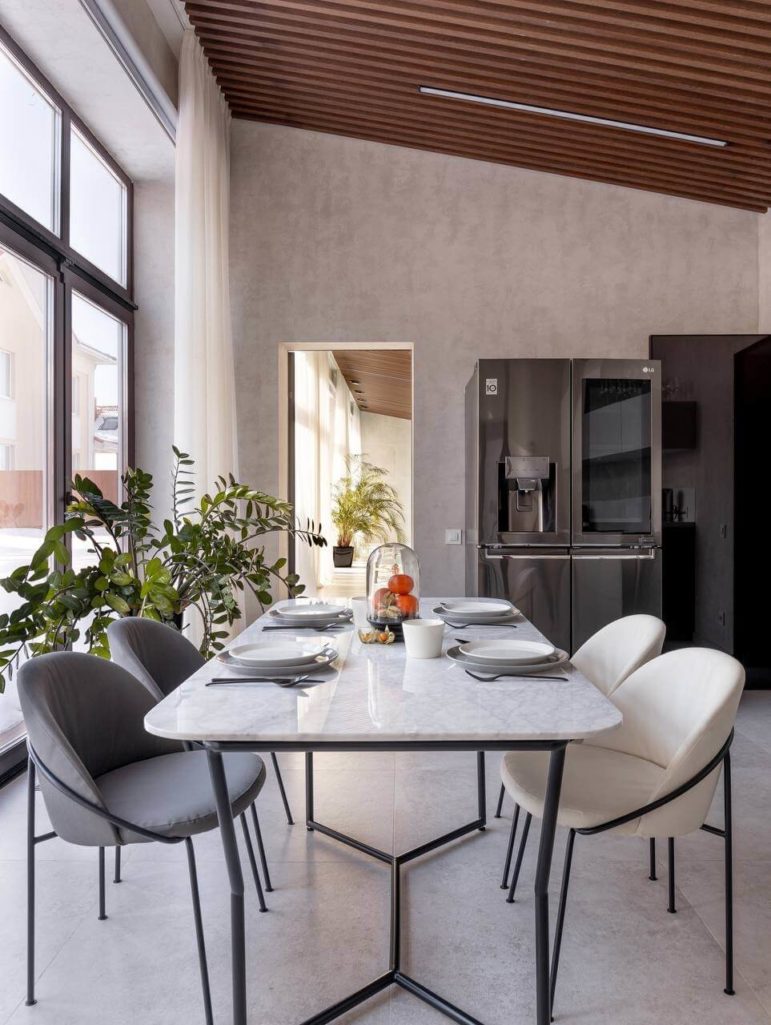 Матовая декоративная штукатурка Italica Gradient дизайнерский проект