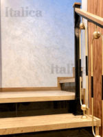 Штукатурка мокрый шелк Italica Seta Delicato в интерьере