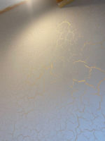 Italica Crack + Metallico Oro + Nuova Venezia в интерьере