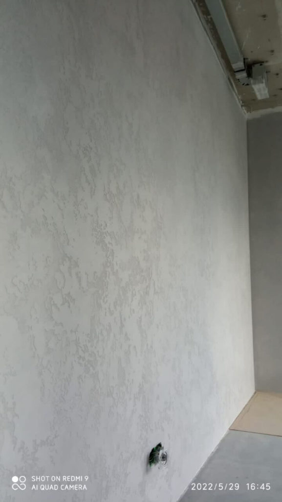 Фактурная штукатурка Intonaco Quarzo карта мира