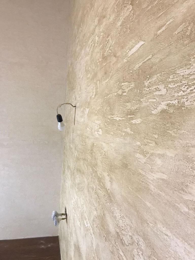 Фактурная штукатурка Italica Mastice c лессировкой Finishmatt