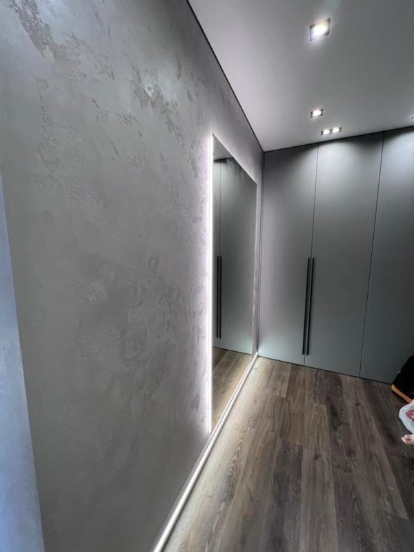 декоративная штукатурка Intonaco Quarzo лак Cristallo Argento