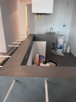 Микроцемент SuperCemento для стойки и пола