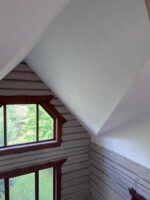 Декоративная штукатурка Mastice + Pro white в стиле шале эффект мазанка