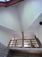 Декоративная штукатурка Mastice + Pro white в стиле шале эффект мазанка