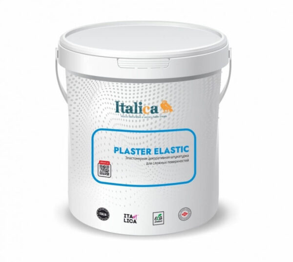 ITALICA PLASTER ELASTIC Эластичная трещиностойкая, для фасадных и интерьерных работ