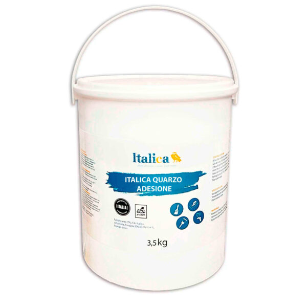Кроющая зернистая грунтовка ITALICA QUARZO ADESIONE под фактурные штукатурки 3.5 кг