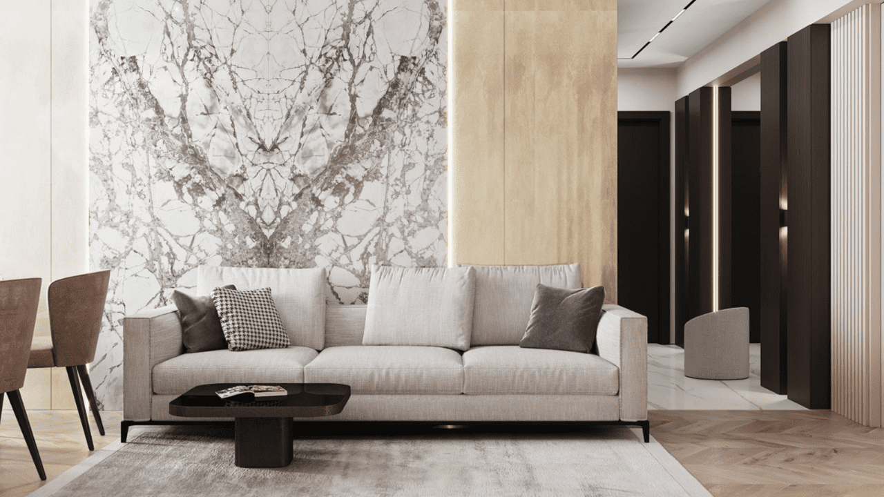 Как сделать эффект мрамора на стене