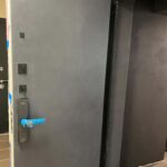 Штукатурка с эффектом микроцемент Polycement в темных тонах