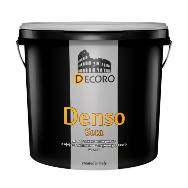 Декоративная штукатурка DECORO Denso seta (Денсо сета) фактурный перламутровый шелк