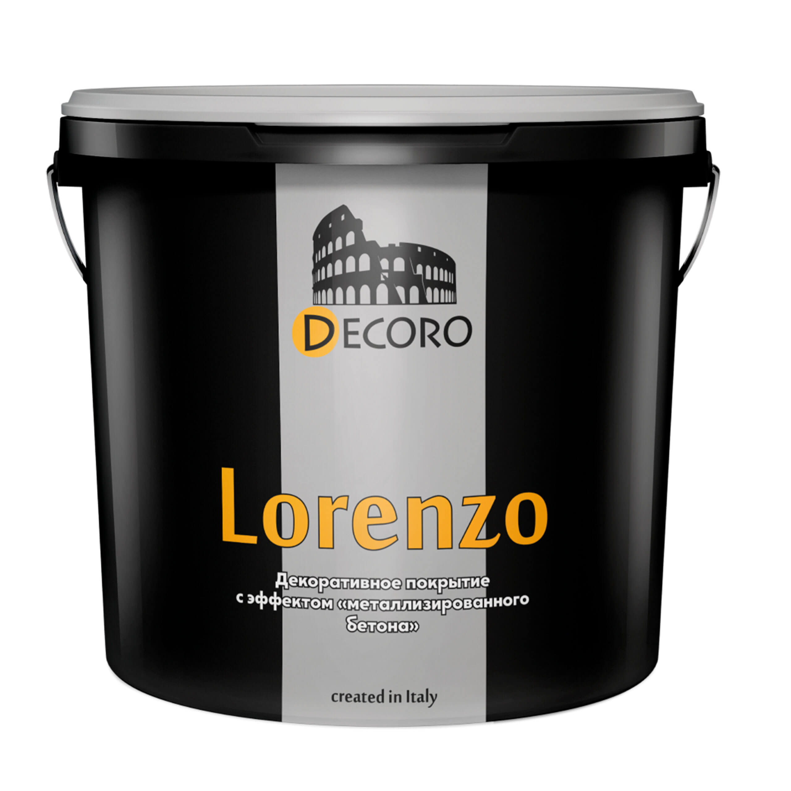 dekorativnaya-shtukaturka-decoro-lorenzo-lorenco-s-effektom-metallizirovannogo-betona-0-8-l Декоративная штукатурка DECORO Lorenzo (Лоренцо) с эффектом "металлизированного бетона" 0.8 л