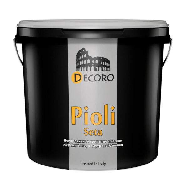 Декоративная штукатурка DECORO Pioli seta (Пиоли сета) с эффектом плотного шелка