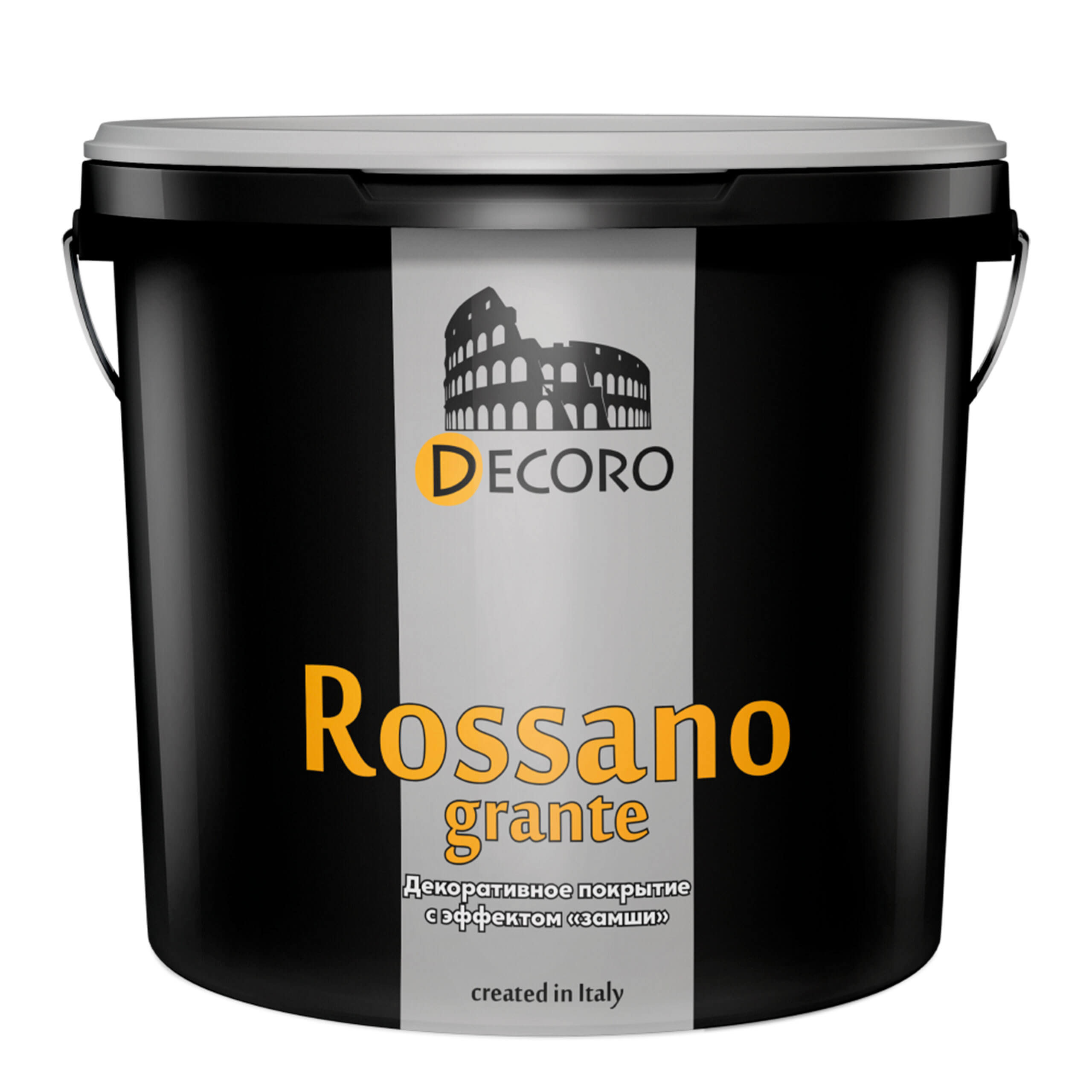 dekorativnaya-shtukaturka-decoro-rossano-grante-rossano-grante-s-effektom-zamshi-800-g Декоративная штукатурка DECORO Rossano Grante (Россано гранте) с эффектом "замши" 800 г