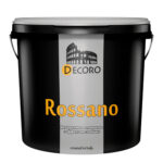 Декоративная штукатурка DECORO Rossano (Россано) с эффектом "замши"