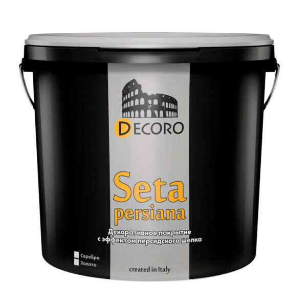 Декоративная штукатурка DECORO Seta Persiana (Сета персиана) с эффектом персидского шелка 1 кг