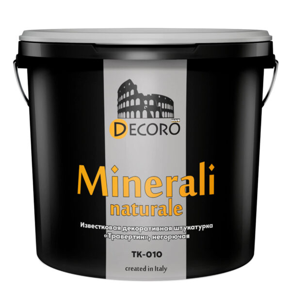 Известковая декоративная штукатурка DECORO Minerali Naturale (Минерали натурале) под Травертин