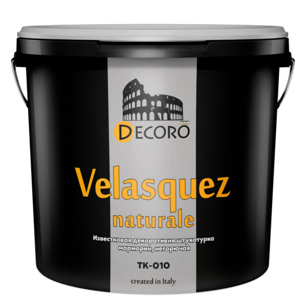Известковая декоративная штукатурка DECORO Velasquez Naturale (Веласкез натурале) под Марморин