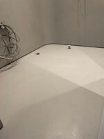 Штукатурка Арт бетон прочная влагостойкая для санузла Polycement + protector + pu2