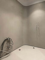 Штукатурка Арт бетон прочная влагостойкая для санузла Polycement + protector + pu2