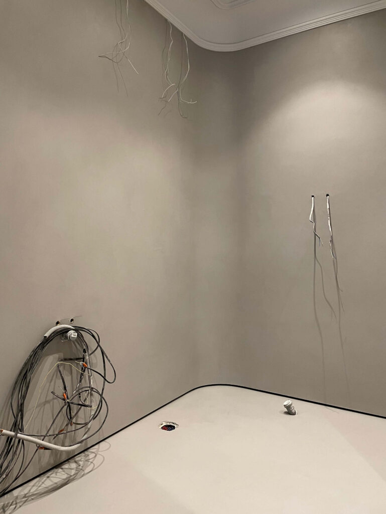 Штукатурка Арт бетон прочная влагостойкая для санузла Polycement + protector + pu2