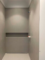 Штукатурка Арт бетон прочная влагостойкая для санузла Polycement + protector + pu2