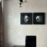 Фактурная штукатурка Marmo Travertino 500 + колерованный Finishmatt + Luce