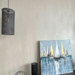 Штукатурка мокрый шелк Seta Minerale + Luce в пастельном цвете для минималистичного стиля