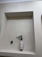 Декоративная штукатурка для санузлов Polycenement 600+300с защитным лаком PROTECTOR + LACCA ESTREMO PU2