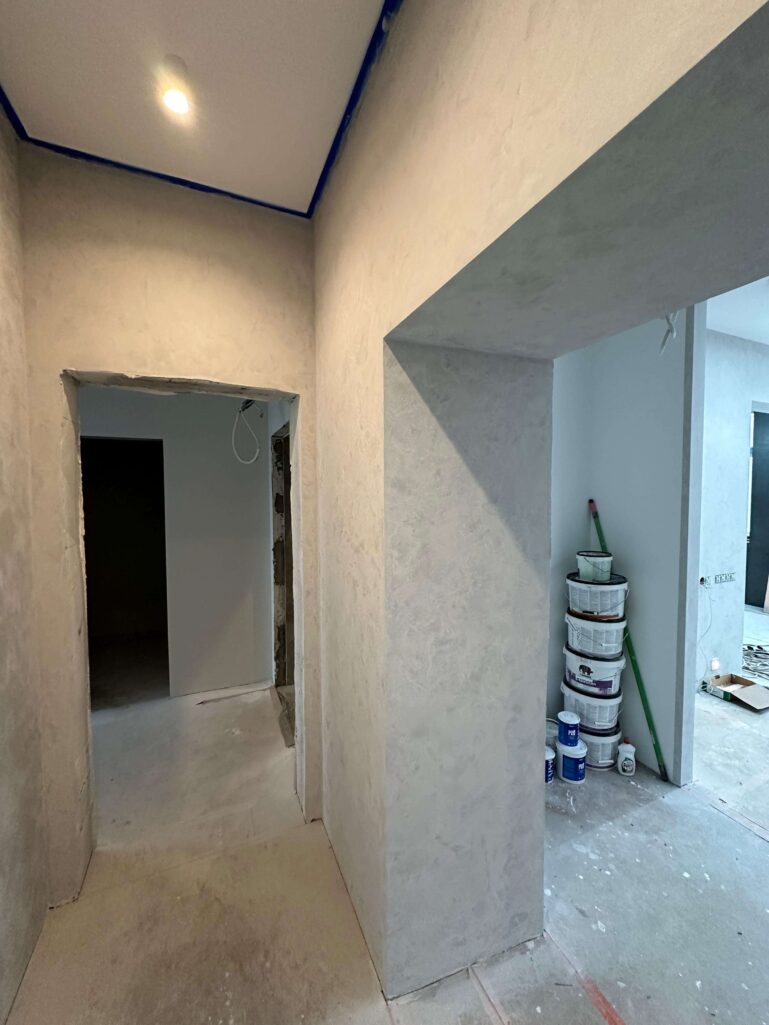 Матовая декоративная штукатурка Gradiente кистевое нанесение с эффектом замши