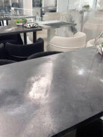 Декоративная штукатурка Italica Granito оформление столешницы под мрамор