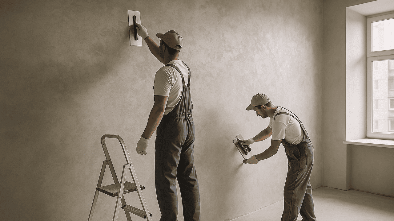 Как наносить декоративную шпаклёвку