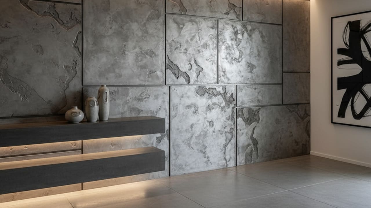 декоративная штукатурка под плитку