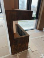 Фальшкамин Marmo Travertino 500 + ржавчина Ferro и активатор коррозии Ironic