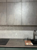 Кухонный фартук из штукатурки Italica Marmo Travertino 500 + защитные лаки