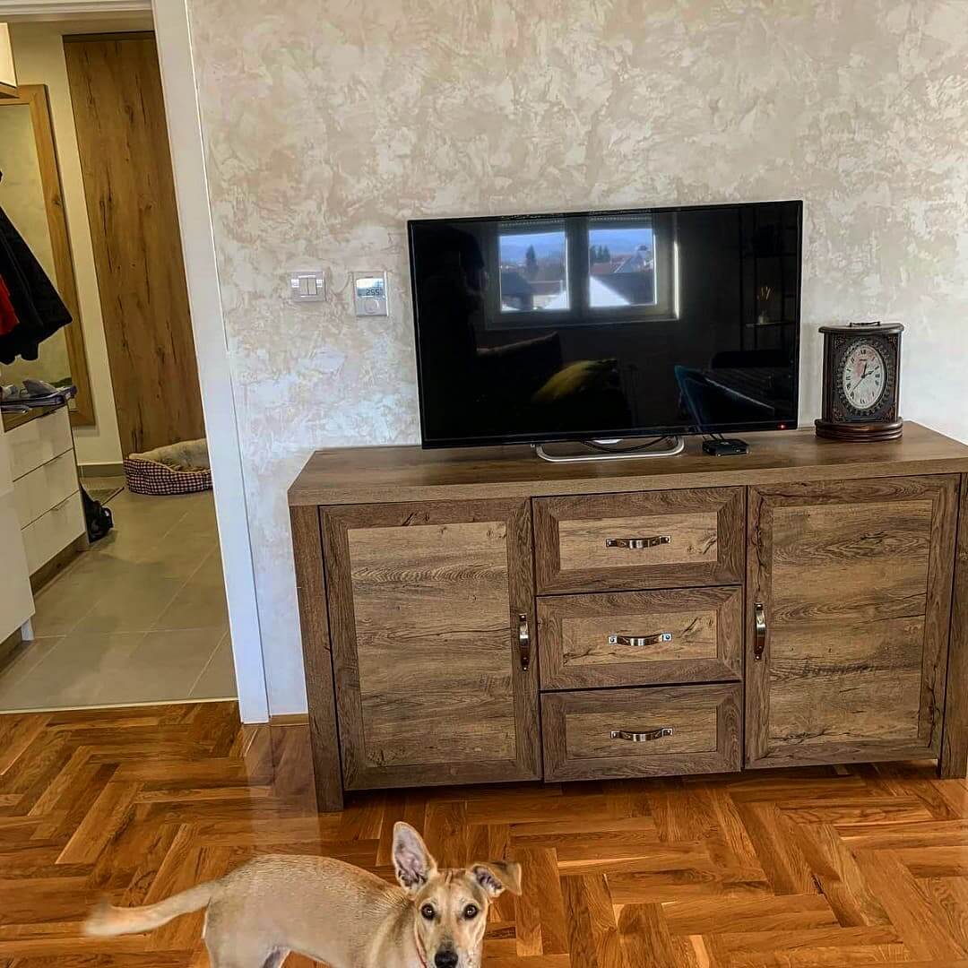 Деталь матового покрытия Fontego эффект Классика