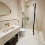 Штукатурка микроцемент SAN MARCO Materica + Velature для ванной комнаты